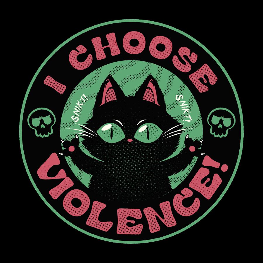 I Choose Violence brand artwork