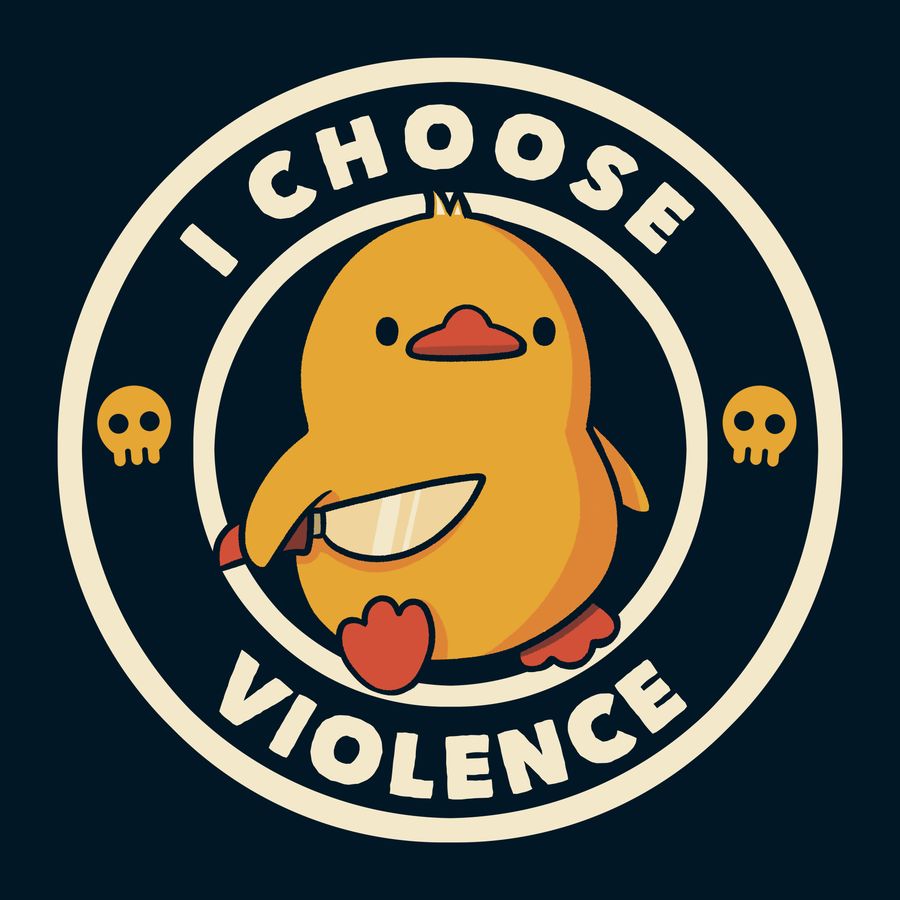 I Choose Violence duck stamp