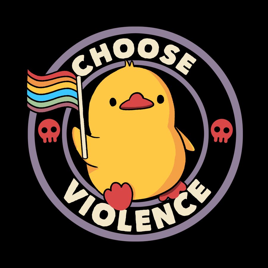 Choose Violence Pride duck stamp