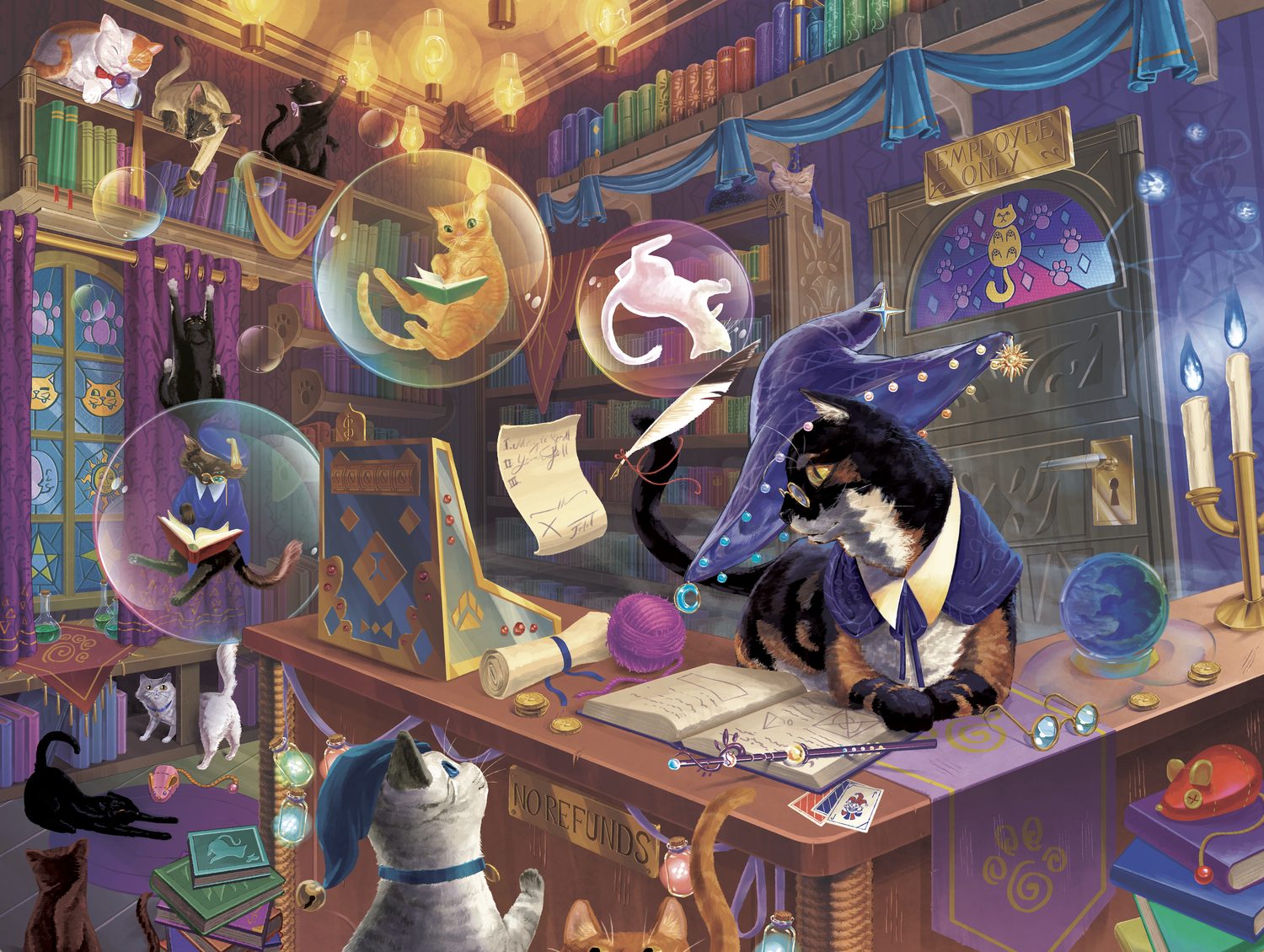 Magic Cat Bookstore artwork