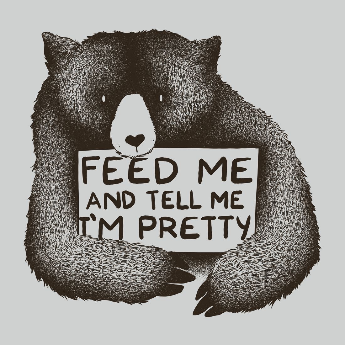 Feed Me and Tell Me I&rsquo;m Pretty, Tobe Fonseca brand artwork