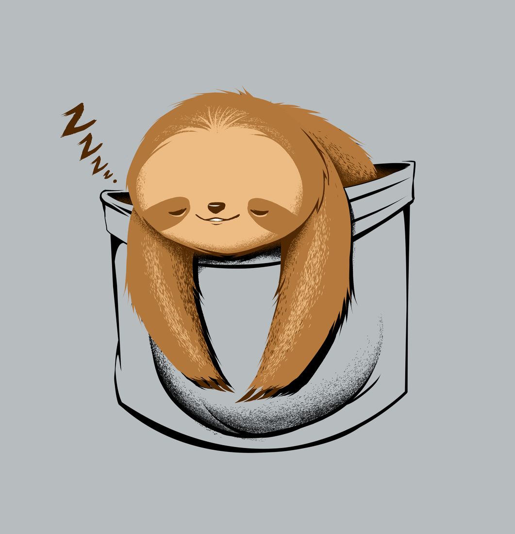 Sloth in a Pocket artwork