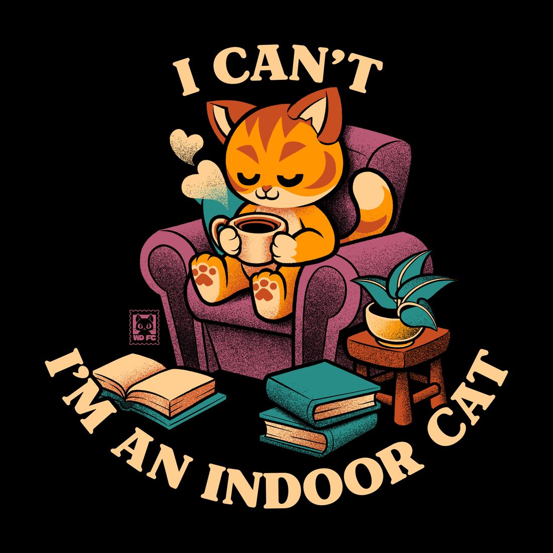 I Can’t Go, I Am an Indoor Cat artwork