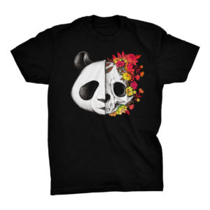 Panda Skull Rock Tshirt