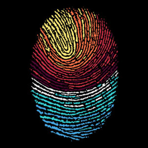 Fingerprint Sunset Tshirt