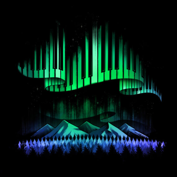 Aurora Borealis Song Tshirt