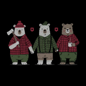 My Bear's Valentine Three Bears Tshirt