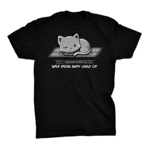 Not a Regular Domestic Cat Black Tshirt