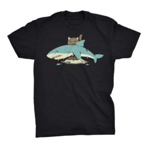 Cat Shark Funny Cat Tshirt