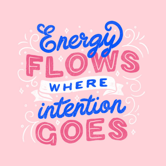 Energy Flows Where Intention Goes